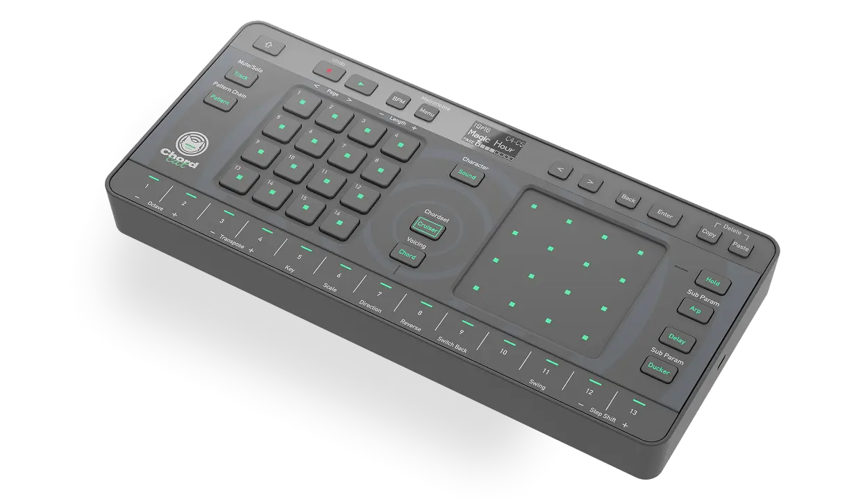 AlphaTheta Chordcat: The Smart Groovebox with 110,000 Chord Combinations