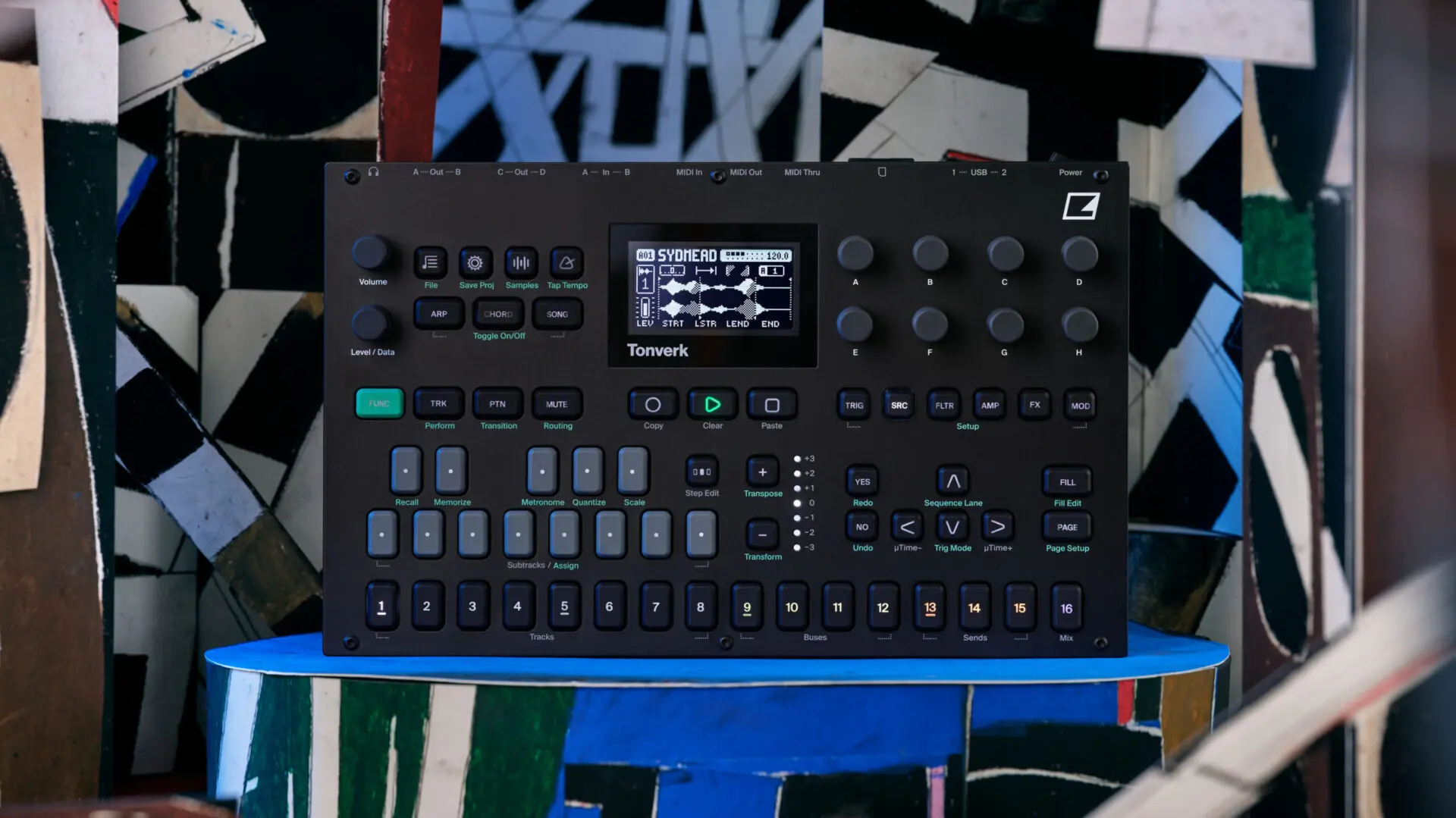 Elektron Toneverk sampler features