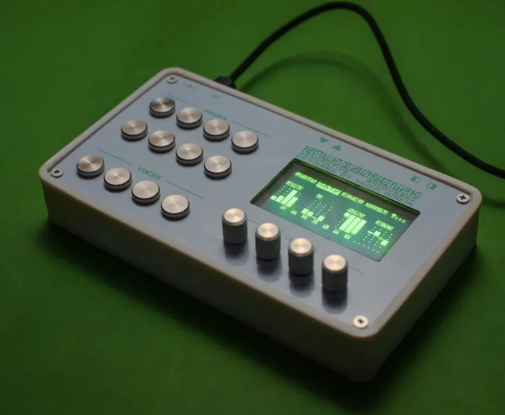 Vadjuse Kaleidoscope - compact 4-track generative synthesizer