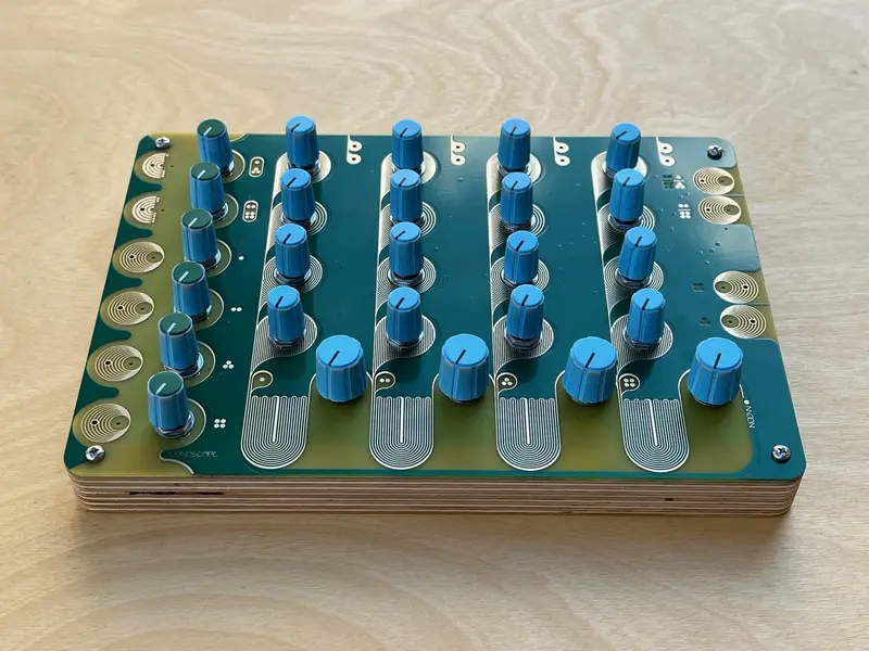 Landscape Moon detail view with patch connections