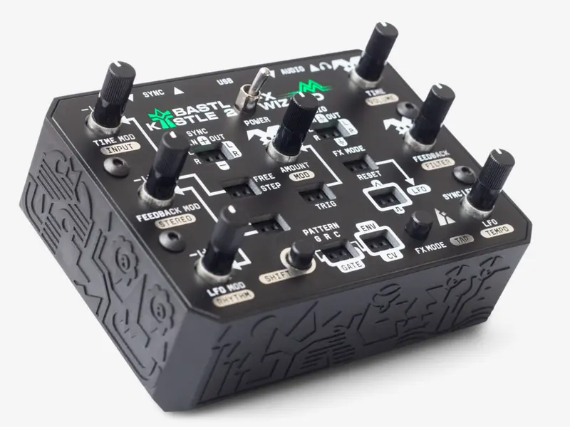 Kastle 2 FX Wizard showing patch connections