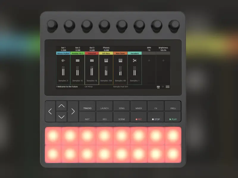 1010music Bento from above