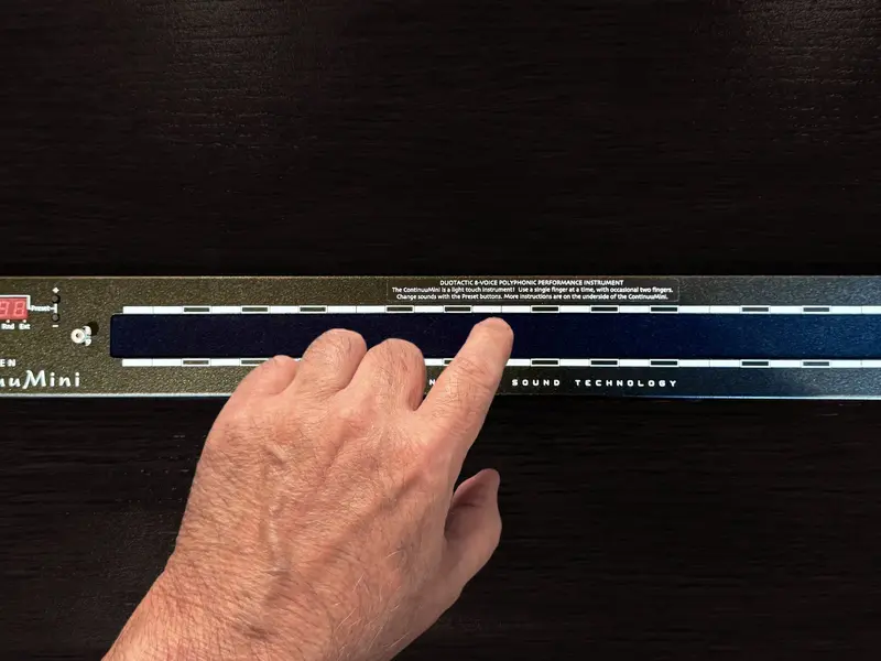 Haken Audio ContinuuMini top view