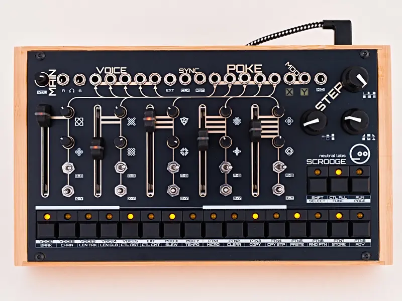Neutral Labs Scrooge with sequencer interface detail
