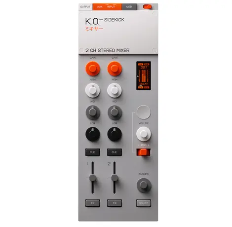 Teenage Engineering EP-136 K.O. Sidekick: A Pocket Mixer That Snaps Onto Your Sampler